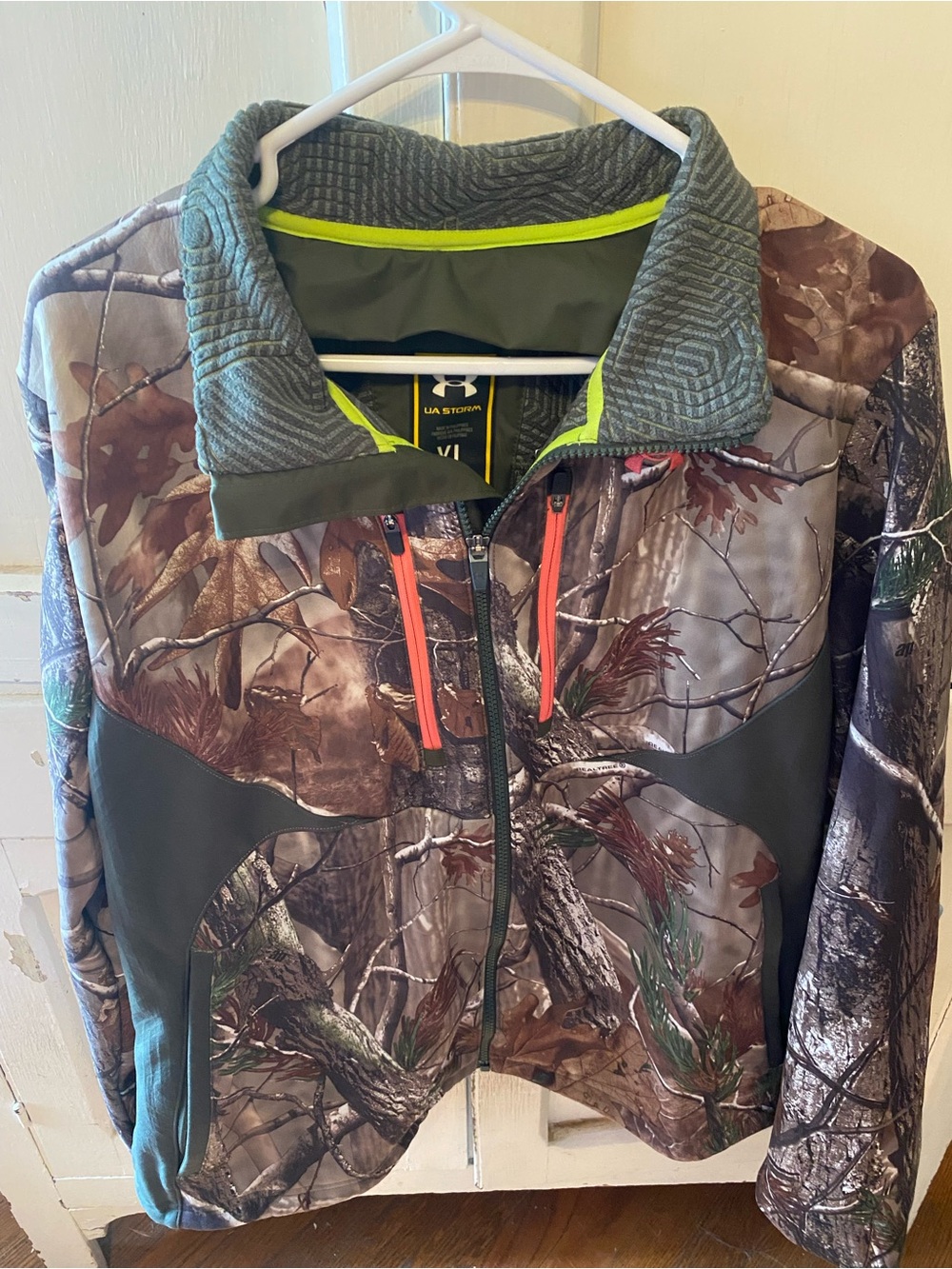 Storm Women’s Realtree Camo Performance Jacket with Neon Trim